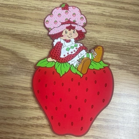 Large Lot of Strawberry Shortcake Stickers (42) & Strawberry Shortcake Coaster - Picture 2 of 8